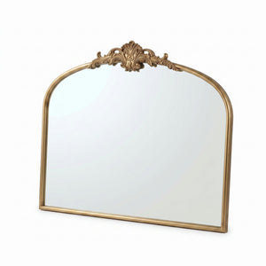 32"x24.4" Baroque Vintage Arched Wall Mirror