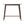 Bar Height Dining Table With Splayed Legs And Elongated Rectangular Top