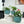 Handmade Ceramic Planter Pots Set of 3, Vintage Turquoise