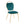 Keyhole - Contemporay / Glam Dining Chair (Set of 2) - Gold / Green