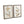 Set of 2 Distressed Brown Frame Decorative Accessories