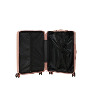 4-Piece Hard ABS Luggage Set with 360° Dual Rotating Wheels