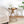 Hollow Edge Retro Art Pine Side Table with Antique Gold and Natural Color