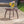 Luminant Outdoor Side Table With Iron Frame - Brown