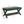 Comfort Double Bench Upholstered With X Crossed Legs