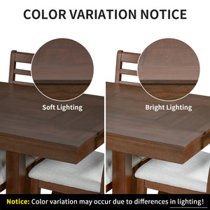 7-Piece Extendable Dining Table Set