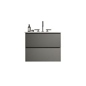TIA 24" Wall Mount Space Grey Bathroom Vanity