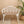 Tulip Patio Garden Bench Metal Park Bench Cast Aluminum Outdoor Furniture