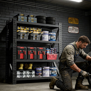 Heavy Duty 4 Shelf Garage Shelving Unit