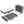 Twin Wide Folding Bed For Tall People, Extra Long & Wide Rollaway With Memory Foam, Heavy-Duty - Black