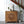 Rustic Hand-Carved Wooden 2-Door Cabinet