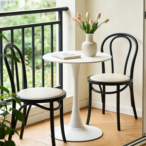 Round Dining Table With Tulip Style Base