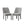 Wide Minimalist Dining Chair