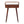 Solid Wood Mini Curved Honey Console Table