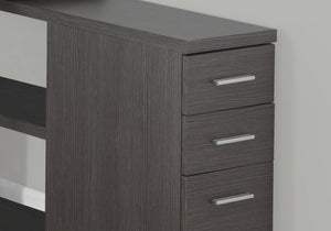 L-Shape Computer Desk with Storage Drawers