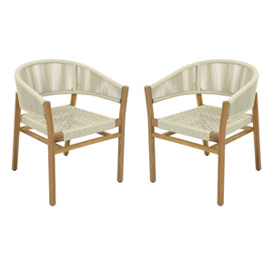 Outdoor Accent Chair Set - 2 Person Seating Group