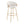 Claire - Contemporary / Glam Fixed Height Bar Stool (Set of 2) Round Footrest (Set of 2)