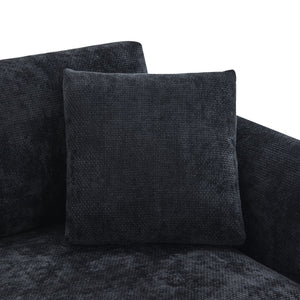 Modern Cloud Sectional Sofa L Shaped Luxury Couch Set With 2 Free Pillows 4 Seat With Oversized Chaise