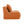 Armless Sofa With Pillow Teddy Fabric - Orange