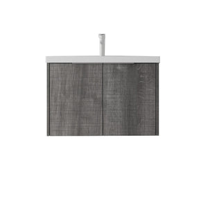 36 Inch Floating Bathroom Vanity with Ceramic Sink and Soft-Close Door