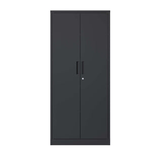 Heavy Metal Garage Storage Cabinet With Locking Doors, Steel, Adjustable Shelves