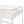 Full Loft Bed With Slide, Multifunctional Design - White