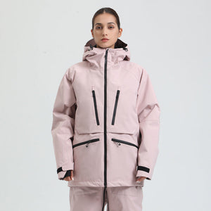 Womens Waterproof Fully Taped Snowboard Jacket