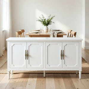 Vintage Buffet Cabinet With Adjustable Shelves