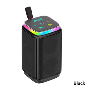 KP-562 Portable Mini Bluetooth Speaker Dual-Magnet Subwoofer RGB Lighting Wireless TF Card Support Hot-Selling Cross-Border Item