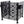 3.5x3.5FT Metal Air Conditioner Privacy Fence with Planter Boxes