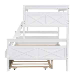 Bunk Bed With Ladder And Safety Guardrail