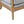 Arm Chair With Open Back Spindle Design, Padded Armrests