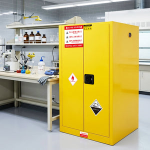 60 Gal Flammable Safety Cabinet, 34"W x 34"D x 65"H