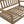 2-Piece Outdoor Gray Acacia Wood Conversation Set