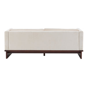 77 in. Square Arm Modern 3 Seater Boucle Sofa Upholstered Couch