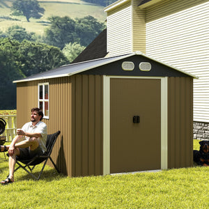 Campcraft 8x12 Ft Outdoor Metal Storage Shed