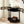 Boho Rattan Semi Circle End Table With Sliding Rattan Door, Storage And Bottom Shelf