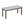 6 Pieces Kitchen Dining Set, Rectangular Wooden Dining Table With 4 Chairs And A Bench