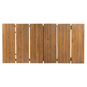 Acacia Wood Outdoor Chaise Lounge
