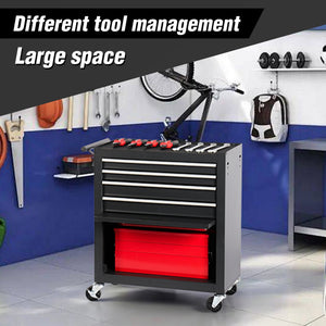 4-Drawer Rolling Tool Chest Cabinet with Wheels
