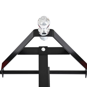 Heavy Duty Trailer Dolly With 2" Ball 1000 Lb Capacity For Easy Mobility - Black