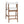 24.5'' Seat Height Bar Stools with Back, Set of 2