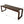 Christina - Bench - Cognac / Dark Brown / Tan