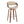 Curvini Mid - Century Modern Fixed Height Barstool With Swivel (Set of 2)