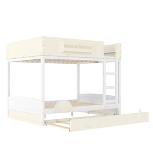 Queen Bunk Bed with Trundle