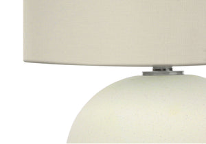 Lighting, Contemporary Table Lamp, Ceramic - Cream