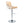 Lombardi - Contemporary Adjustable Barstool With Swivel With Straight T Footrest (Set of 2)