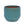 Handmade Ceramic Planter Pots Set of 3, Vintage Turquoise