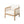 Set of 2 Outdoor Acacia Wood Patio Club Chairs