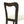 Dining Chair Without Arm Set of 2 (Dark Brown + Beige)